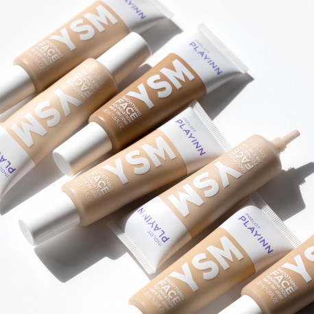 Матуючий тональний крем Inglot playinn YSM smoothing face foundation 43